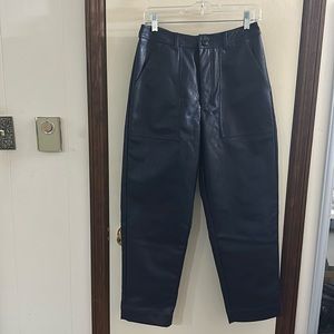 Rachel Comey x Target Faux Leather Blue Pants